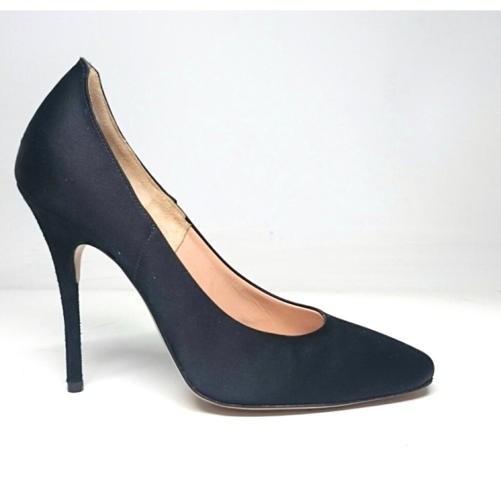 Diana Broussard Silk Satin Stilettos